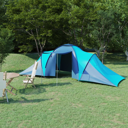 Tenda da Campeggio per 6 Persone Blu Marino e Azzurro 93183