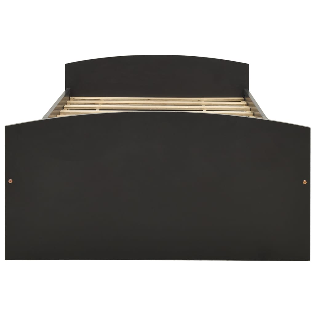 Giroletto con 2 Cassetti senza Materasso Grigio 90x200 cm 322158