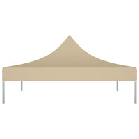 Tetto per Tendone per Feste 3x3 m Beige 270 g/mÂ²cod mxl 72970