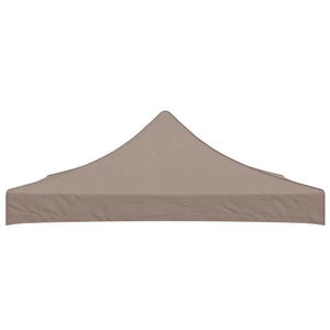 Tetto per Tendone per Feste 3x3 m Grigio Talpa 270 g/m² 315321