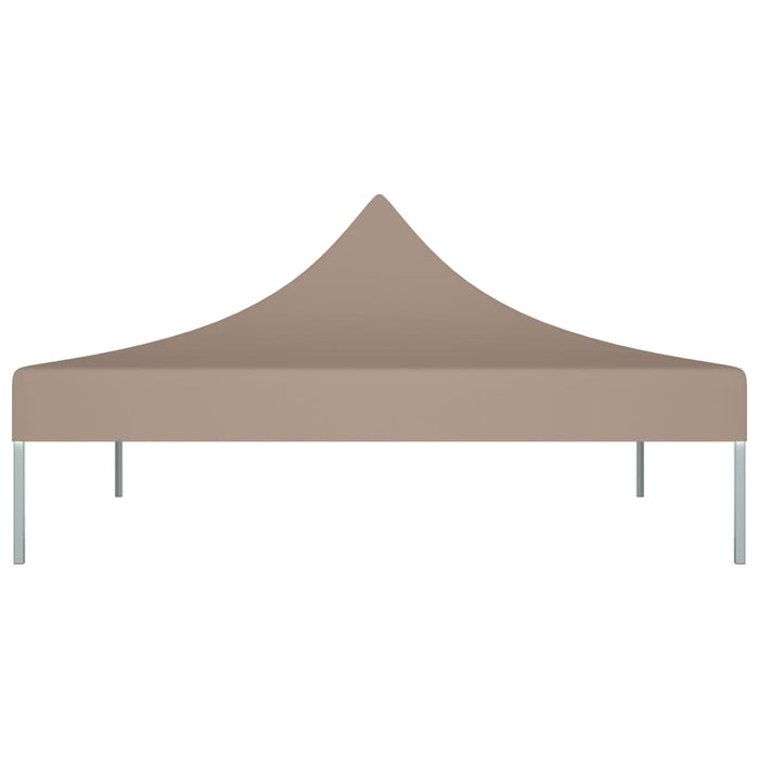 Tetto per Tendone per Feste 3x3 m Grigio Talpa 270 g/m²