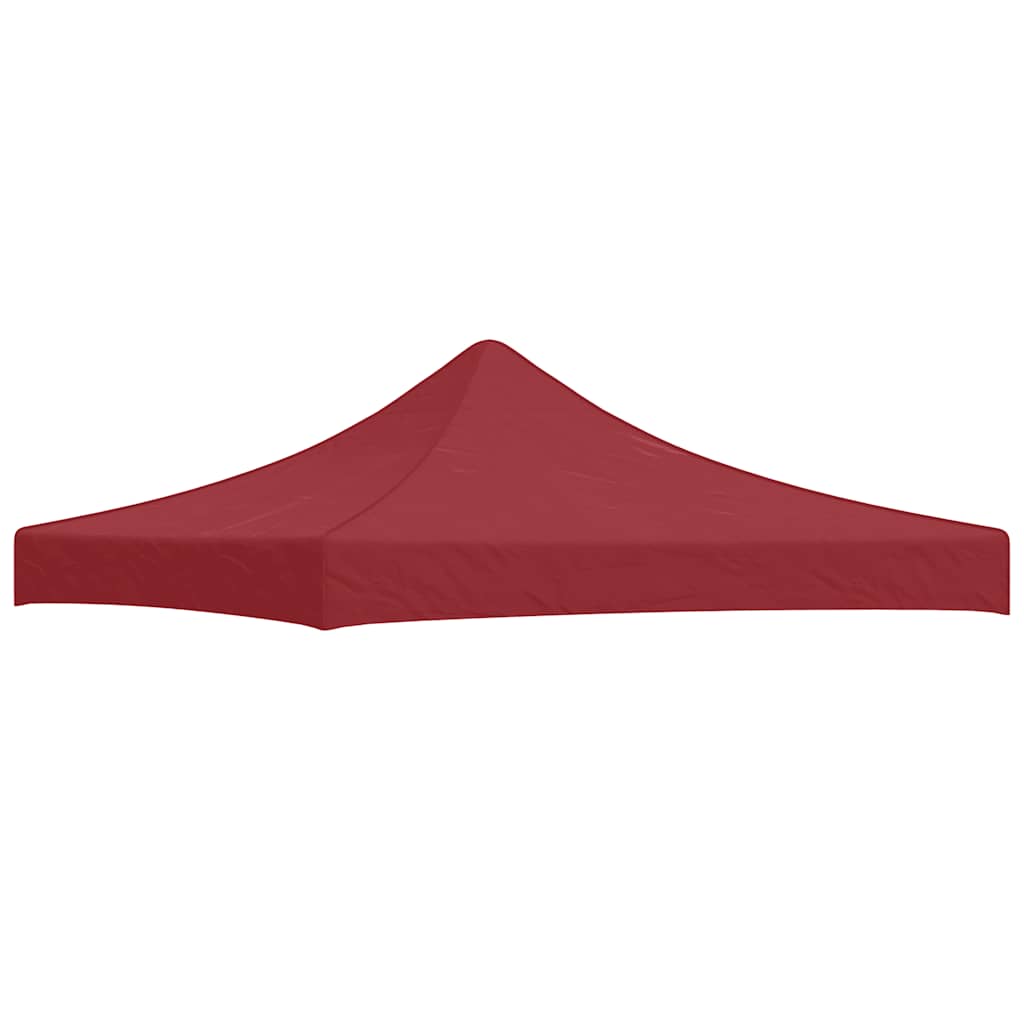 Tetto per Tendone per Feste 3x3 m Rosso Borgogna 270 g/mÂ² cod mxl 71289