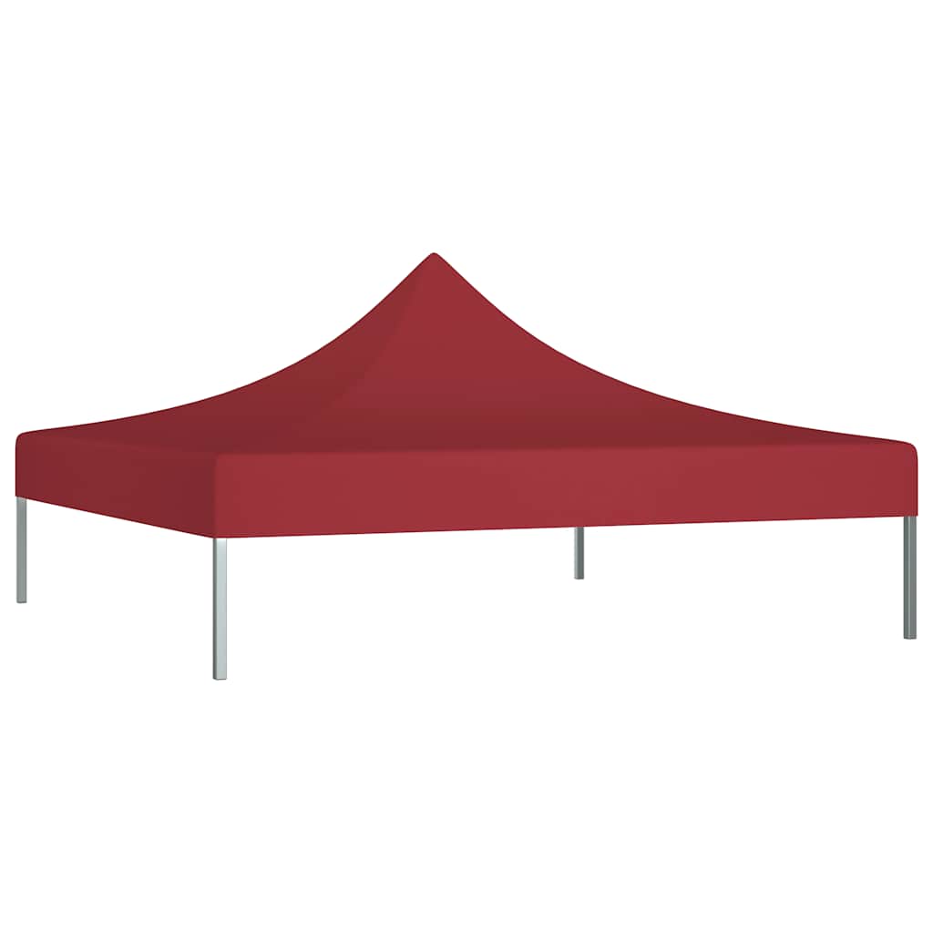 Tetto per Tendone per Feste 3x3 m Rosso Borgogna 270 g/mÂ² cod mxl 71289