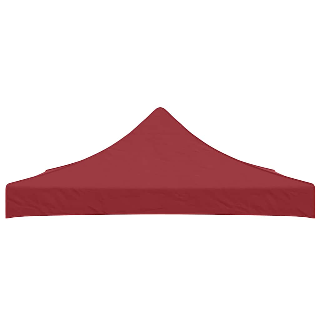 Tetto per Tendone per Feste 3x3 m Rosso Borgogna 270 g/mÂ² cod mxl 71289