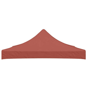Tetto per Tendone per Feste 3x3 m Terracotta 270 g/m² 315324
