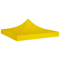 Tetto per Tendone per Feste 3x3 m Giallo 270 g/mÂ²cod mxl 73054