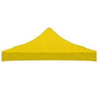 Tetto per Tendone per Feste 3x3 m Giallo 270 g/mÂ²cod mxl 73054
