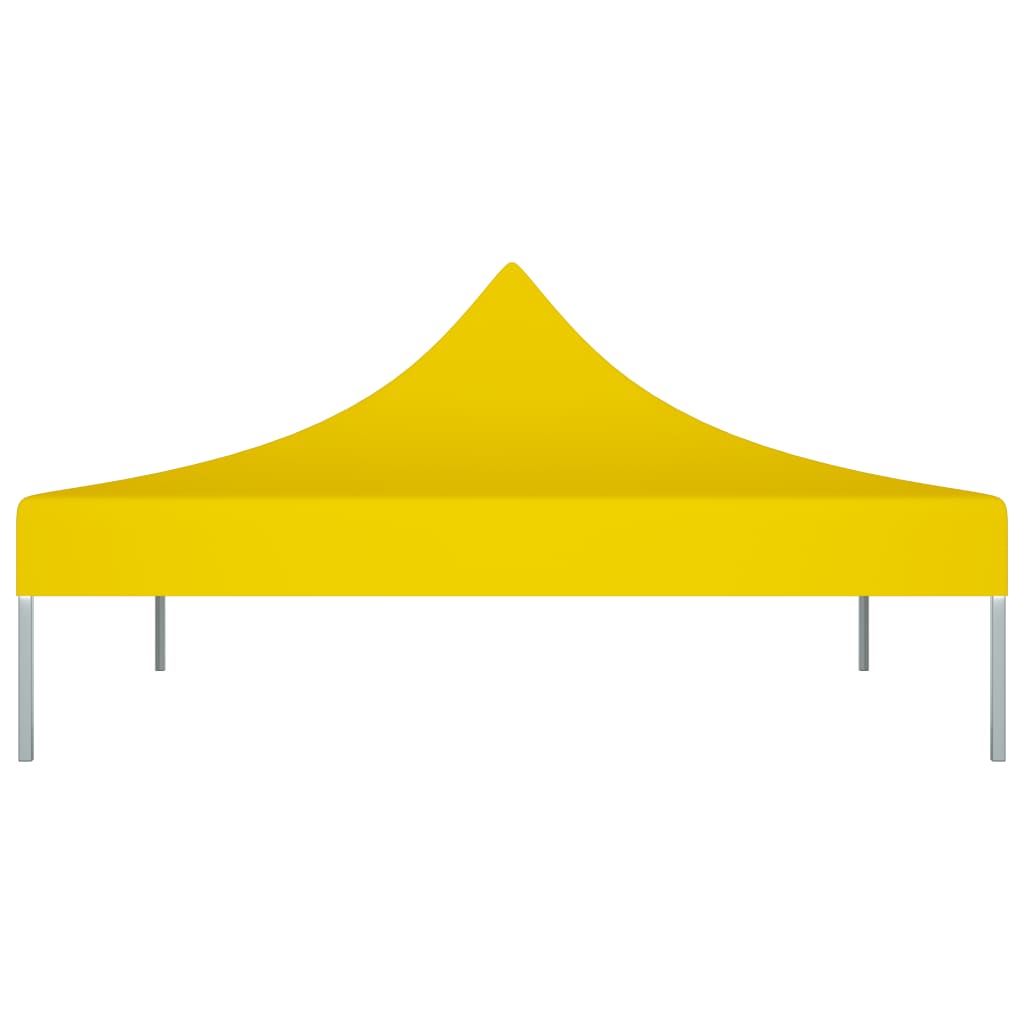 Tetto per Tendone per Feste 3x3 m Giallo 270 g/m² 315326