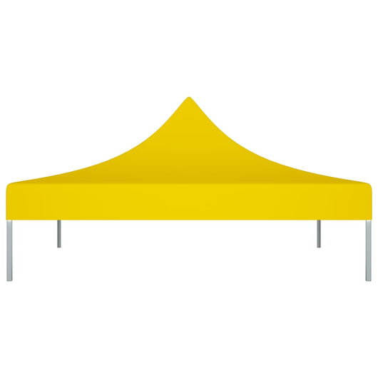 Tetto per Tendone per Feste 3x3 m Giallo 270 g/m² 315326