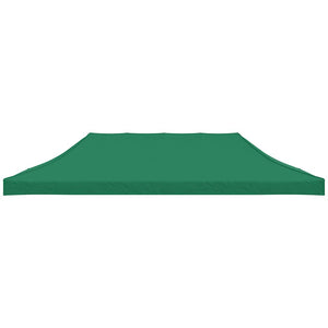 Tetto per Tendone per Feste 6x3 m Verde 270 g/m² 315328