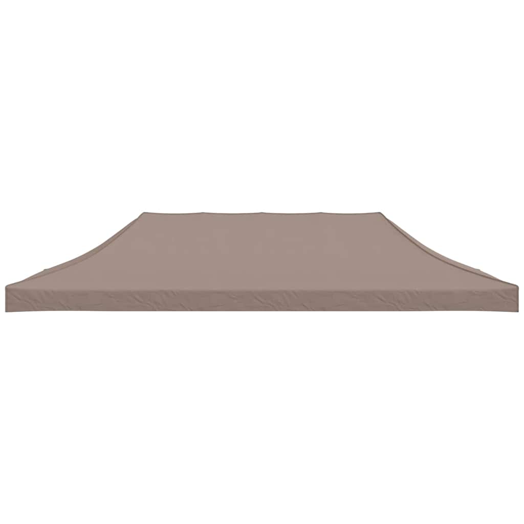 Tetto per Tendone per Feste 6x3 m Grigio Talpa 270 g/m² 315330