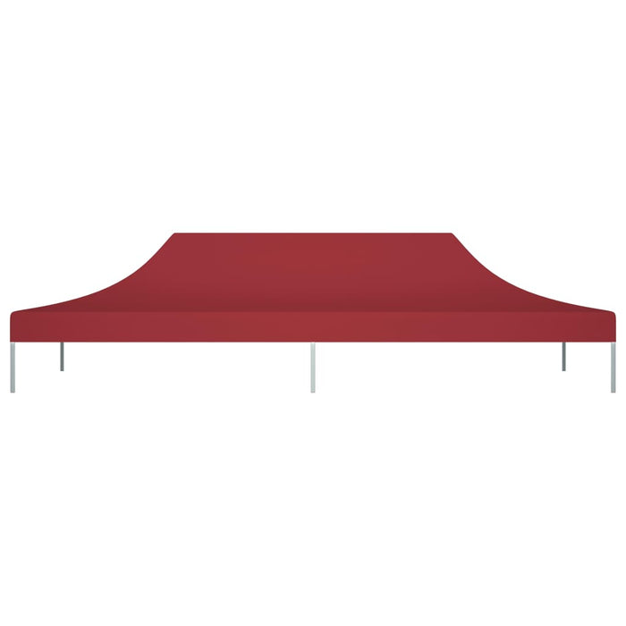 Tetto per Tendone per Feste 6x3 m Rosso Borgogna 270 g/m² 315331