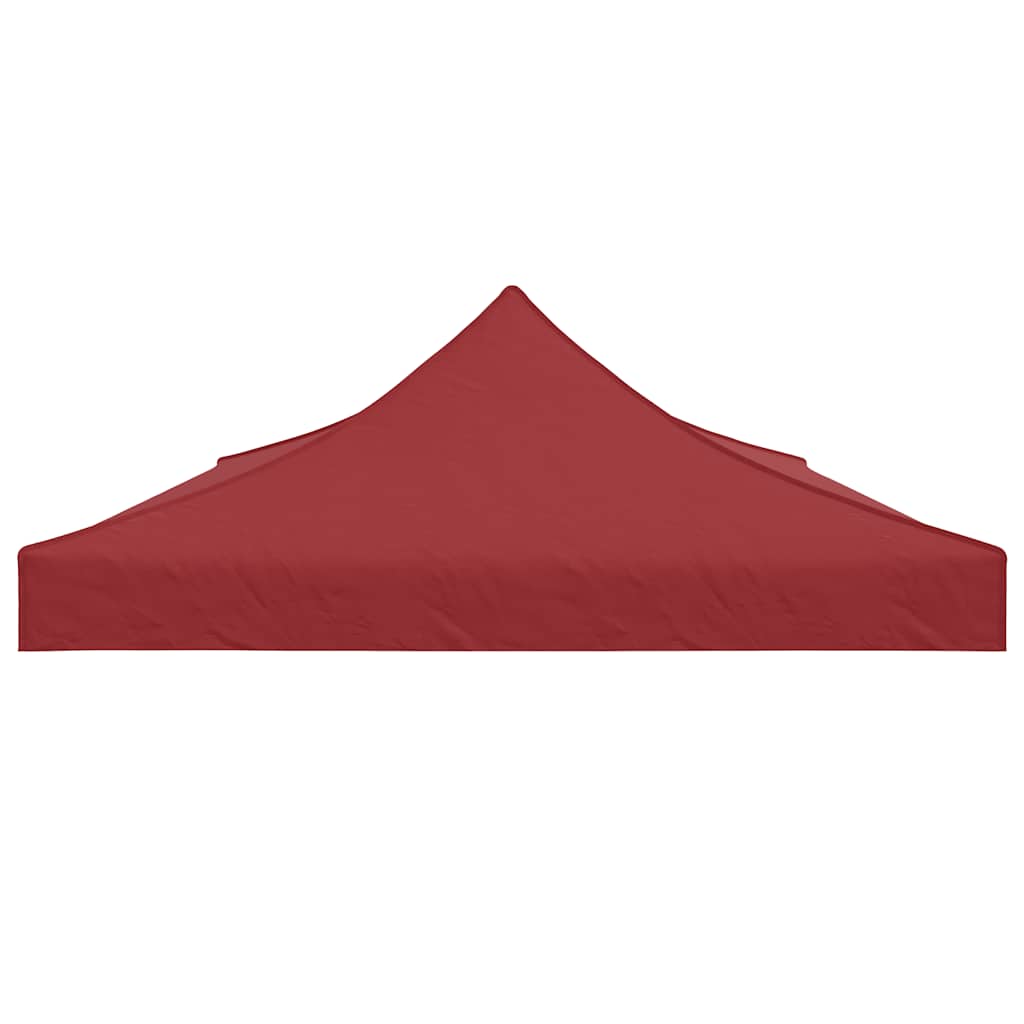 Tetto per Tendone per Feste 6x3 m Rosso Borgogna 270 g/mÂ² cod mxl 61831