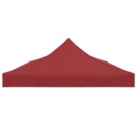 Tetto per Tendone per Feste 6x3 m Rosso Borgogna 270 g/mÂ² cod mxl 61831