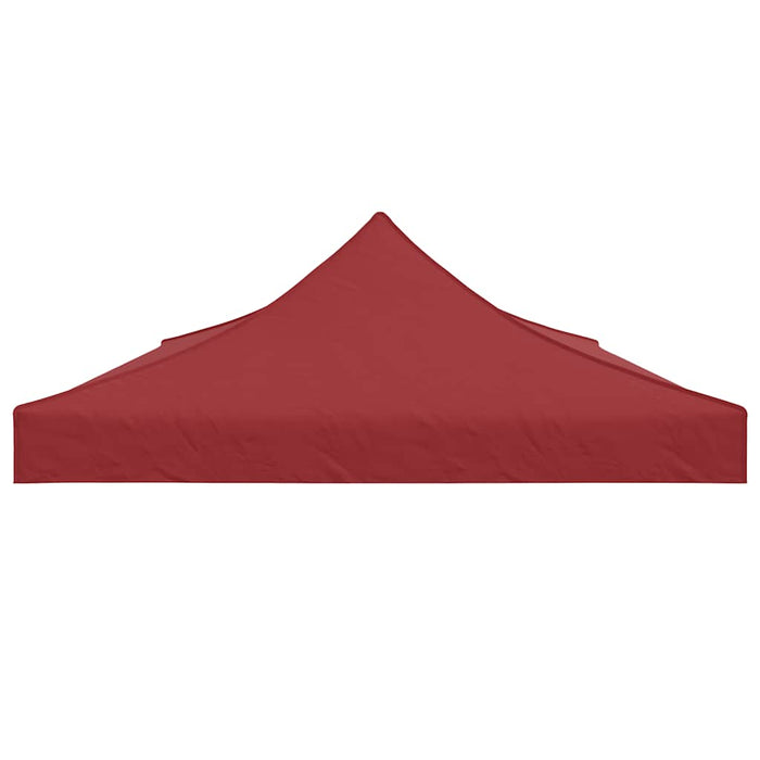 Tetto per Tendone per Feste 6x3 m Rosso Borgogna 270 g/mÂ² cod mxl 61831