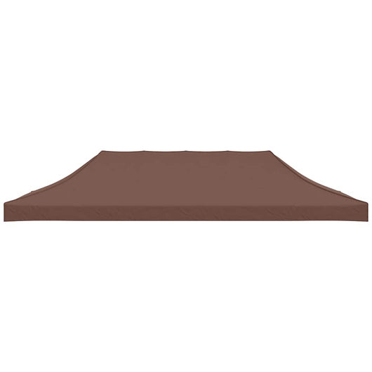 Tetto per Tendone per Feste 6x3 m Marrone 270 g/m² 315332