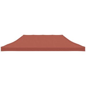Tetto per Tendone per Feste 6x3 m Terracotta 270 g/m² 315333