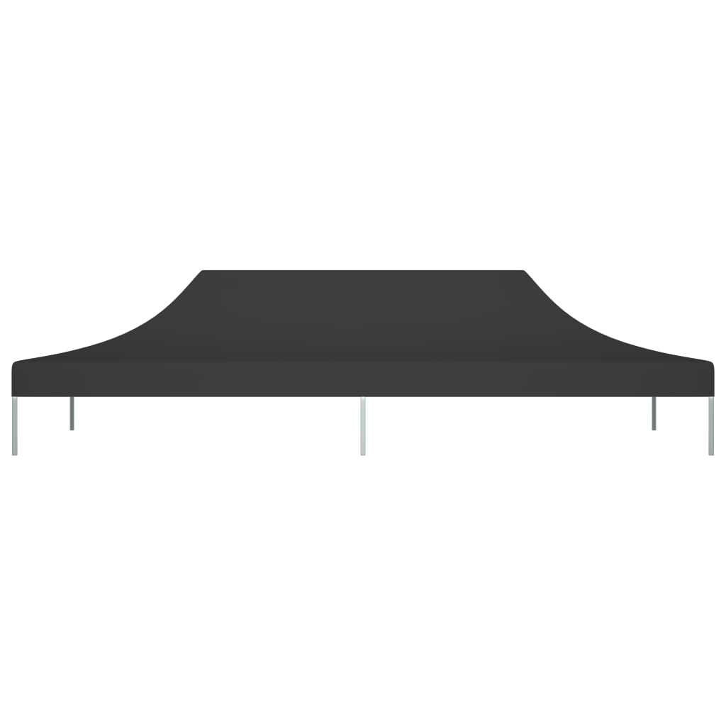 Tetto per Tendone per Feste 6x3 m Nero 270 g/m²