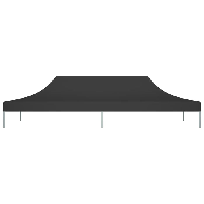 Tetto per Tendone per Feste 6x3 m Nero 270 g/m²