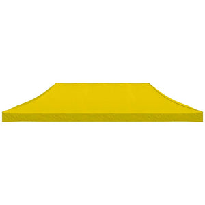 Tetto per Tendone per Feste 6x3 m Giallo 270 g/m² 315335