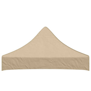 Tetto per Tendone per Feste 2x2 m Beige 270 g/m² 315340