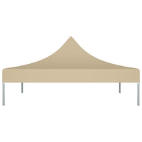 Tetto per Tendone per Feste 2x2 m Beige 270 g/m²