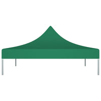 Tetto per Tendone per Feste 2x2 m Verde 270 g/m² 315341