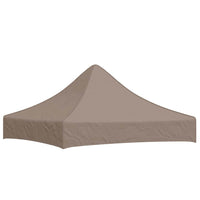 Tetto per Tendone per Feste 2x2 m Grigio Talpa 270 g/m² 315343