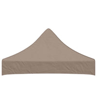 Tetto per Tendone per Feste 2x2 m Grigio Talpa 270 g/m² 315343