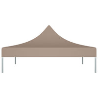 Tetto per Tendone per Feste 2x2 m Grigio Talpa 270 g/m²