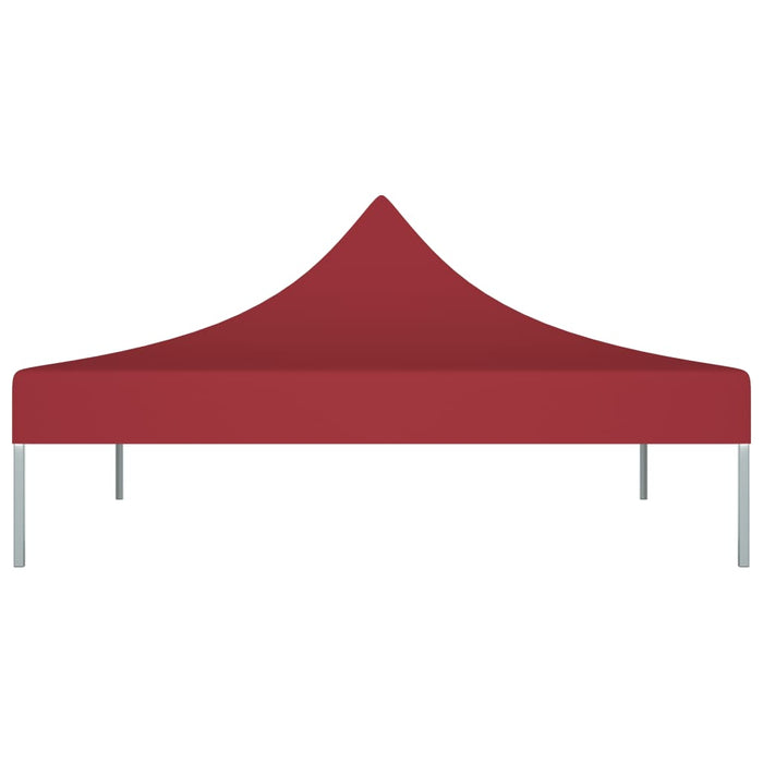 Tetto per Tendone per Feste 2x2 m Rosso Borgogna 270 g/m² 315344