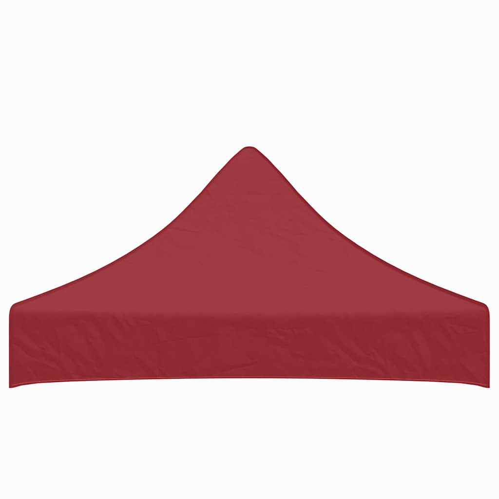 Tetto per Tendone per Feste 2x2 m Rosso Borgogna 270 g/mÂ² cod mxl 103387