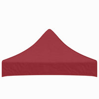 Tetto per Tendone per Feste 2x2 m Rosso Borgogna 270 g/mÂ² cod mxl 103387