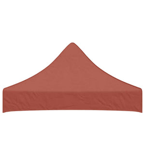Tetto per Tendone per Feste 2x2 m Terracotta 270 g/m² 315346