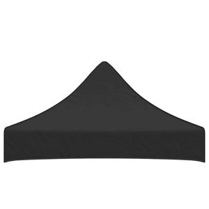 Tetto per Tendone per Feste 2x2 m Nero 270 g/mÂ²  cod mxl 66080