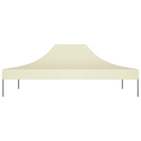 Tetto per Tendone per Feste 4x3 m Crema 270 g/m²