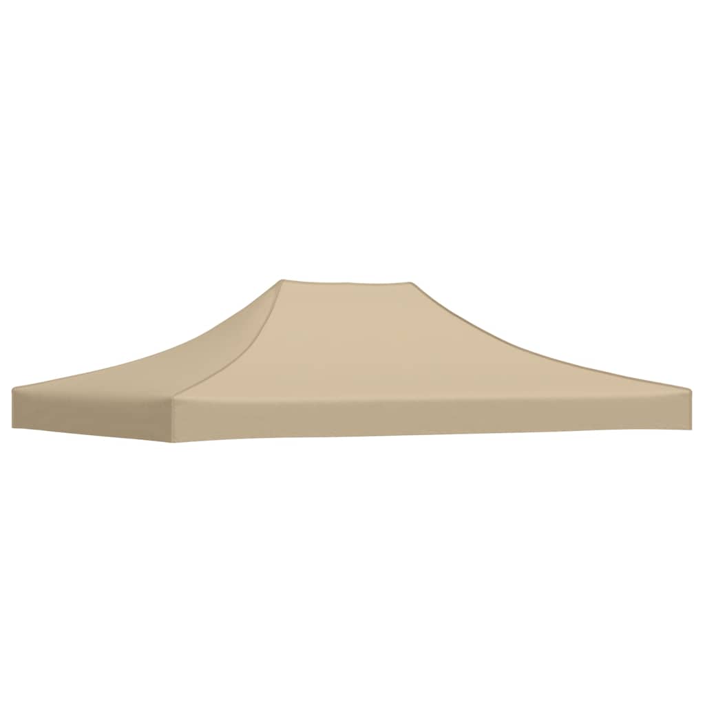 Tetto per Tendone per Feste 4x3 m Beige 270 g/m² 315353