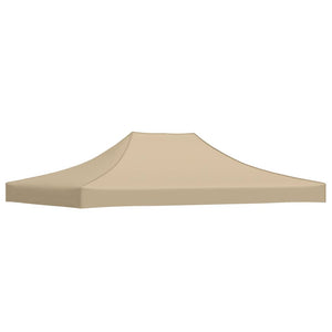 Tetto per Tendone per Feste 4x3 m Beige 270 g/m² 315353