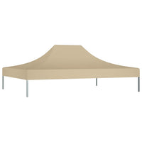 Tetto per Tendone per Feste 4x3 m Beige 270 g/m² 315353