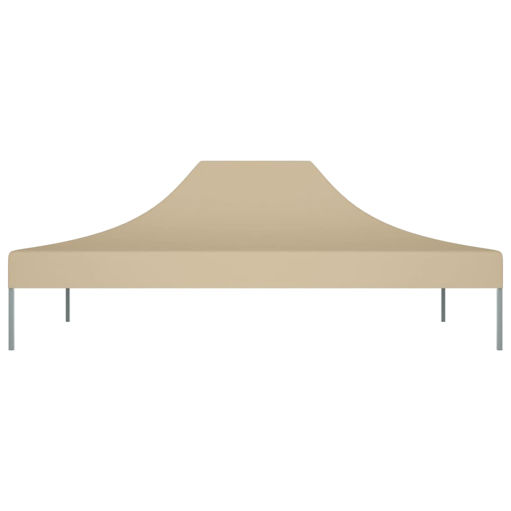 Tetto per Tendone per Feste 4x3 m Beige 270 g/m² 315353