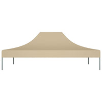 Tetto per Tendone per Feste 4x3 m Beige 270 g/m² 315353