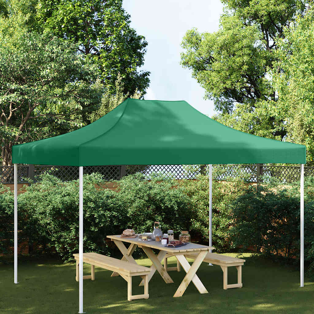 Tetto per Tendone per Feste 4x3 m Verde 270 g/m² 315354