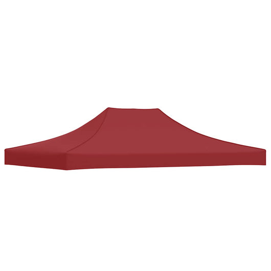 Tetto per Tendone per Feste 4x3 m Rosso Borgogna 270 g/mÂ² cod mxl 65157