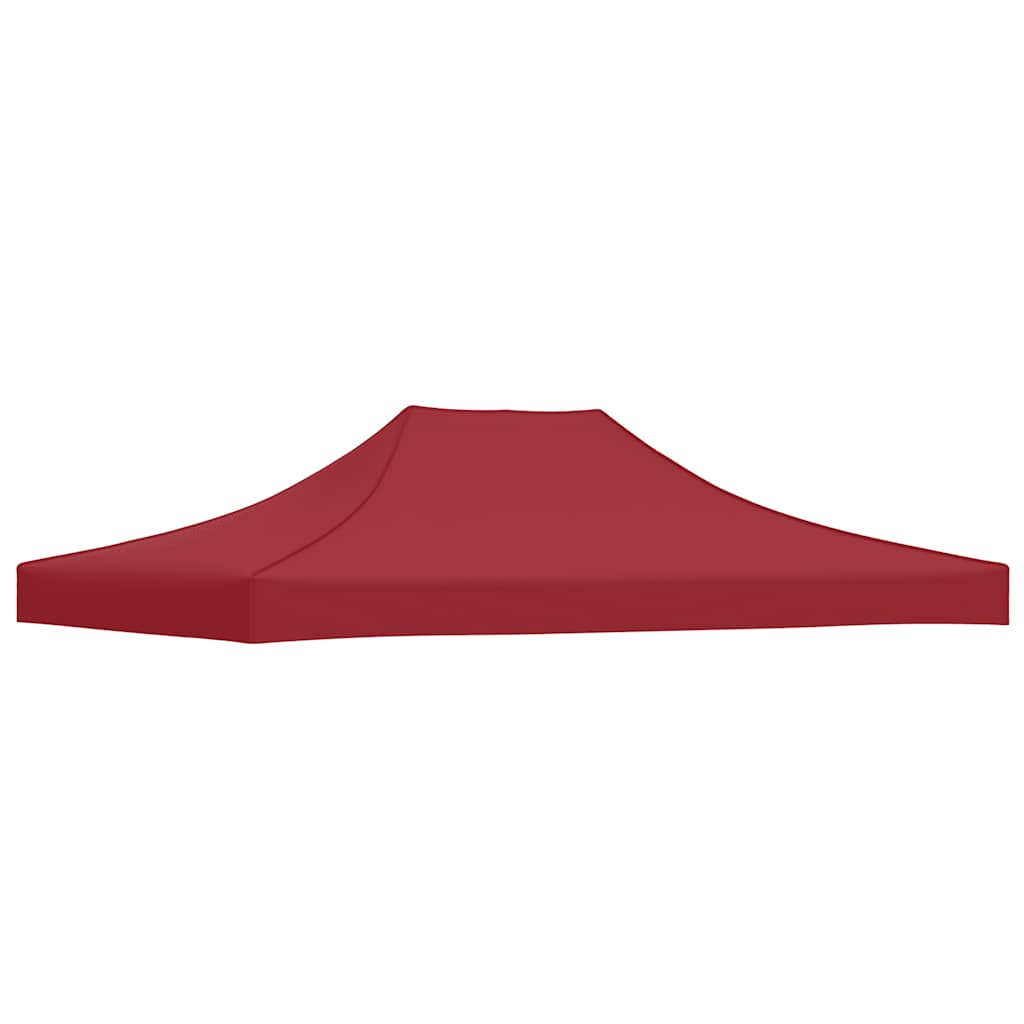 Tetto per Tendone per Feste 4x3 m Rosso Borgogna 270 g/mÂ² cod mxl 65157