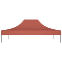 Tetto per Tendone per Feste 4x3 m Terracotta 270 g/m² 315359