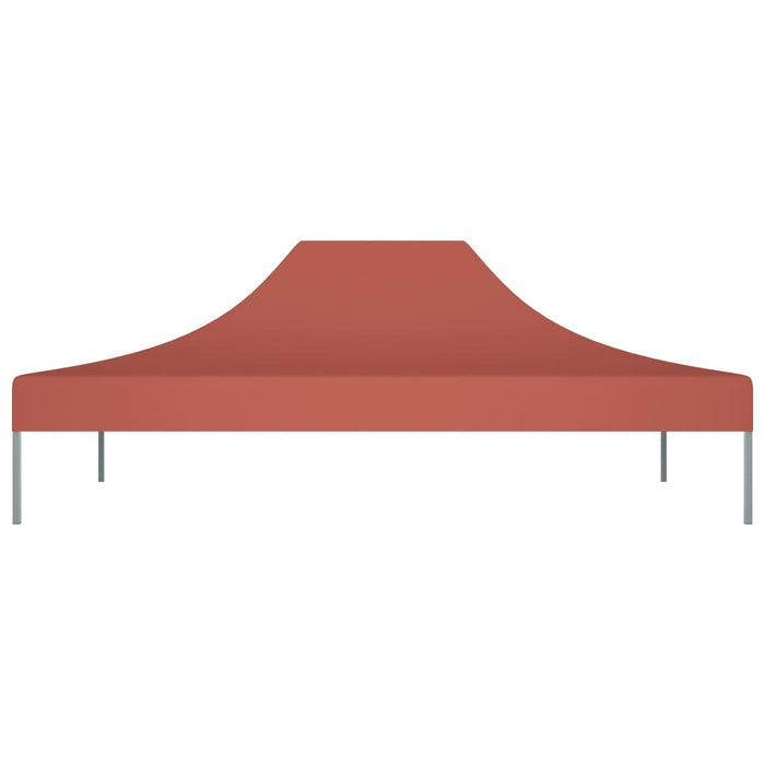 Tetto per Tendone per Feste 4x3 m Terracotta 270 g/m² 315359