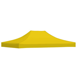Tetto per Tendone per Feste 4x3 m Giallo 270 g/mÂ² cod mxl 57560
