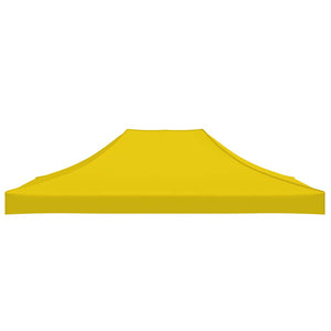 Tetto per Tendone per Feste 4x3 m Giallo 270 g/m² 315361