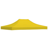 Tetto per Tendone per Feste 4x3 m Giallo 270 g/m² 315361