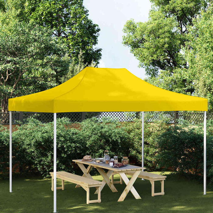 Tetto per Tendone per Feste 4x3 m Giallo 270 g/m² 315361